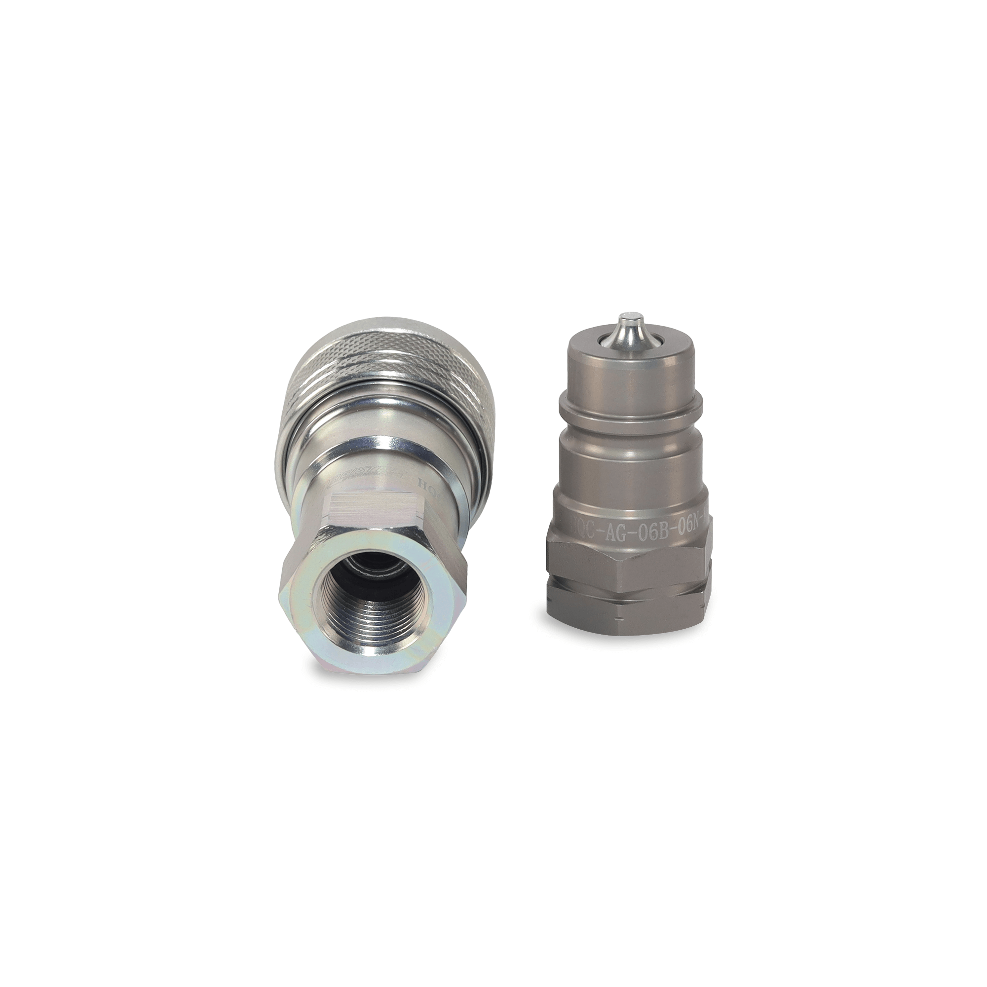 3/8″ Agricultural Hydraulic Quick Connect Fittings - 3/8″ NPT Port